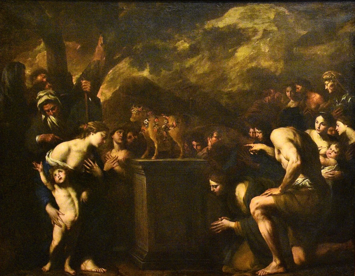 Adorazione del vitello d'oro - Museo di Capodimonte, Napoli